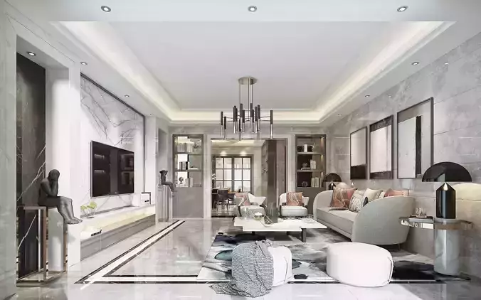 Indoor scene living room  67