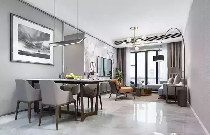 Indoor scene living room 64