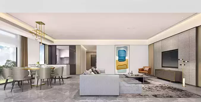 Indoor scene living room 63