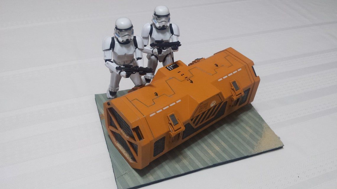 Kyber Crystal Container 1-12 scale Blackseries  3D print model_73