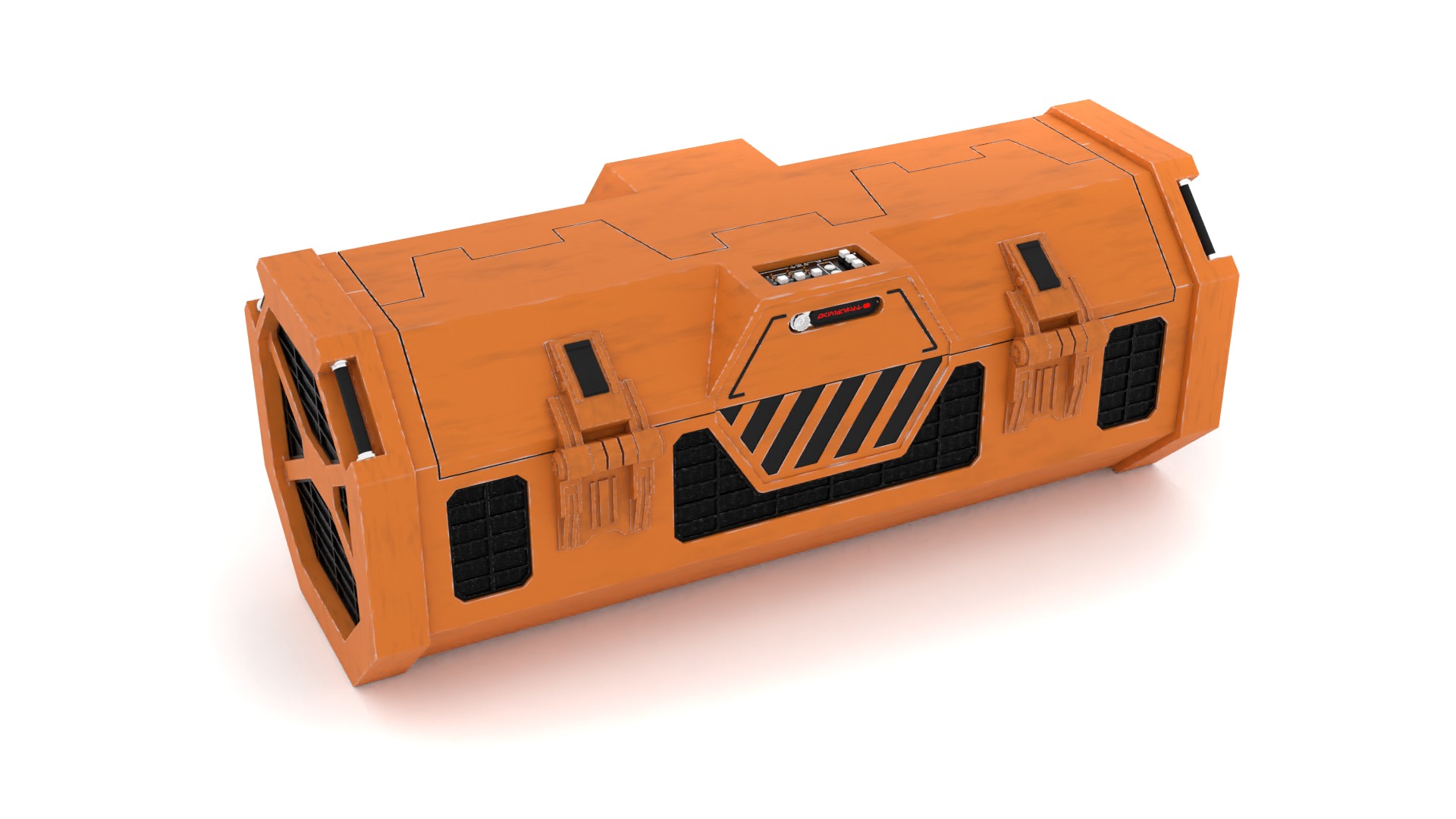 Kyber Crystal Container 1-12 scale Blackseries  3D print model_37