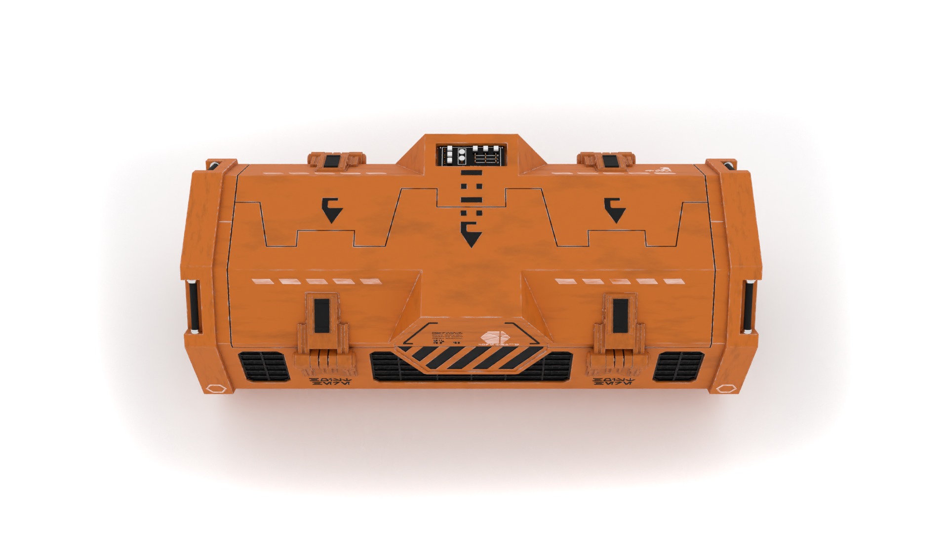 Kyber Crystal Container 1-12 scale Blackseries  3D print model_15