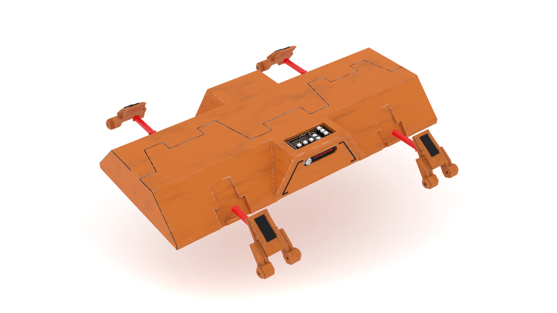 Kyber Crystal Container 1-12 scale Blackseries  3D print model_30