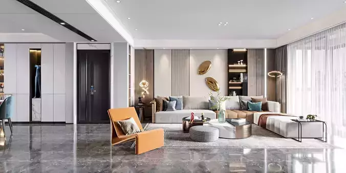 Indoor scene living room  6