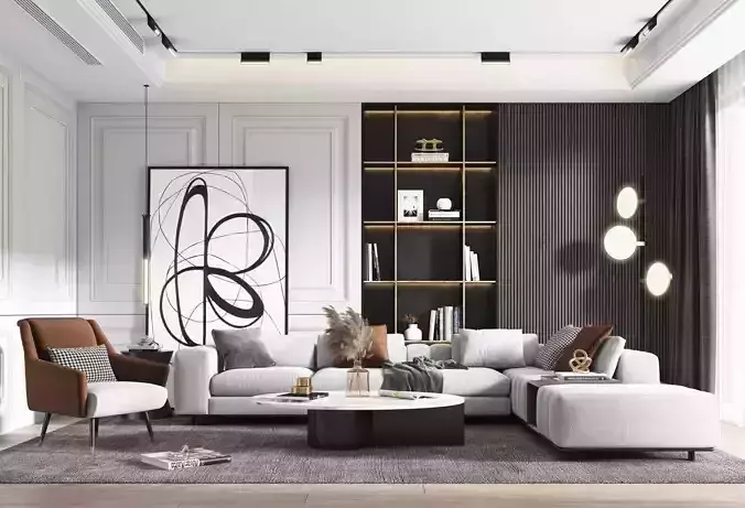 Apartment living room 45