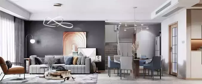 Apartment living room 41