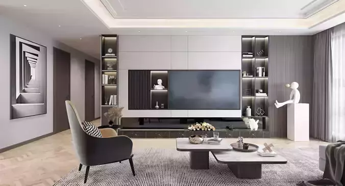 Apartment living room 4