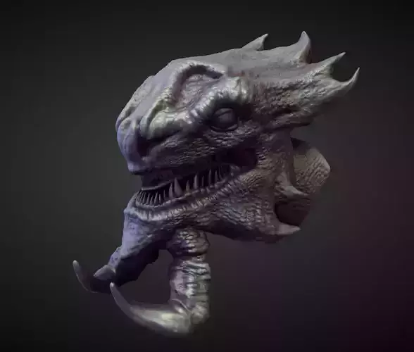 HEAD47 high poly sculpt 3D model