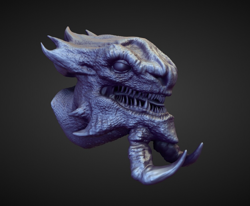 HEAD47 high poly sculpt 3D model_2