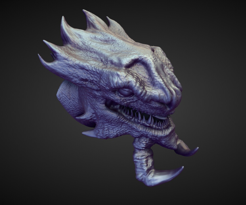 HEAD47 high poly sculpt 3D model_3