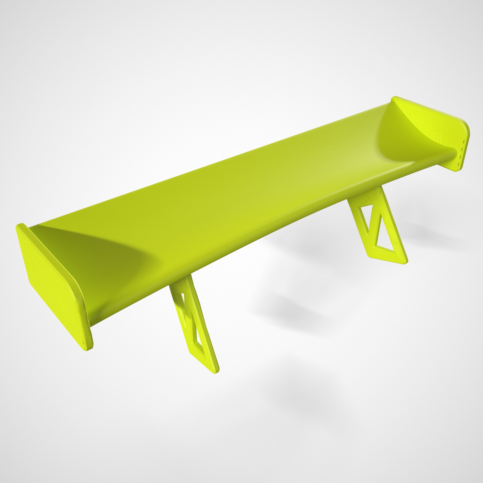 PORSCHE 911 GT3R 2019 SPOILER 3D print model_3