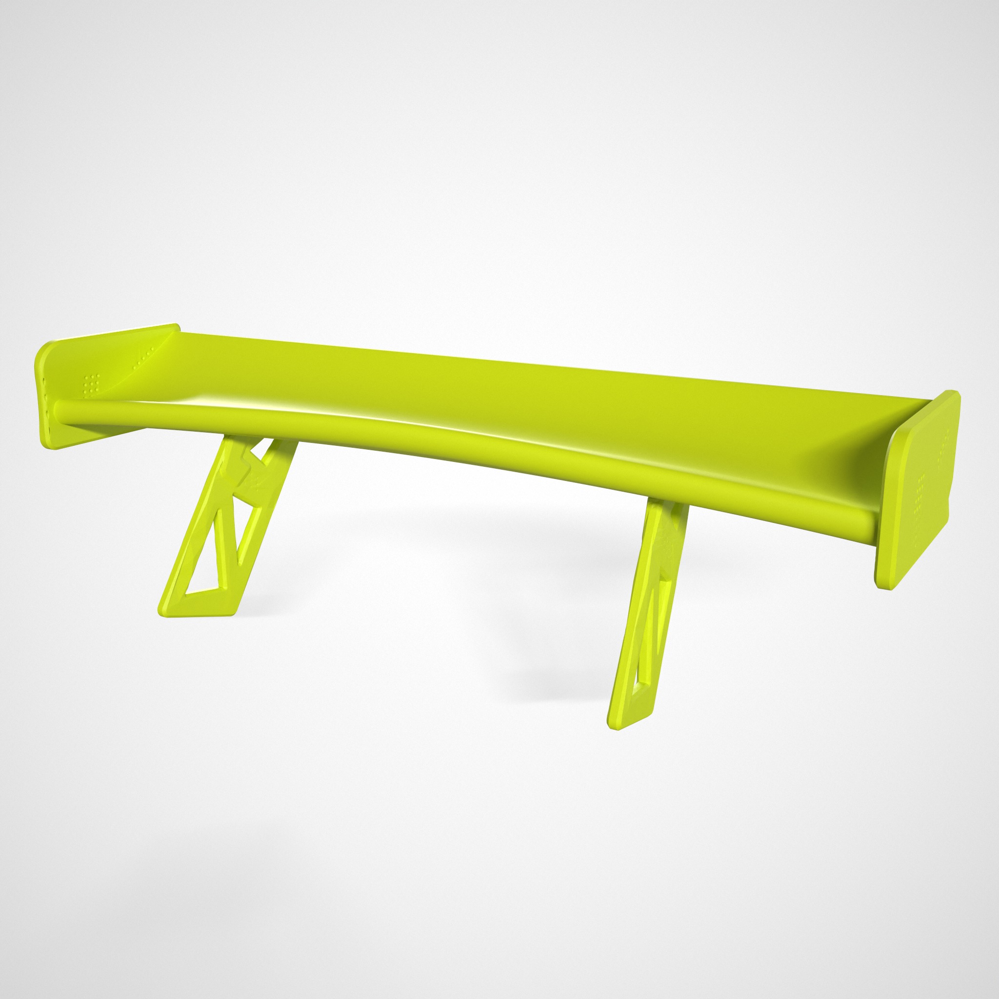 PORSCHE 911 GT3R 2019 SPOILER 3D print model_1