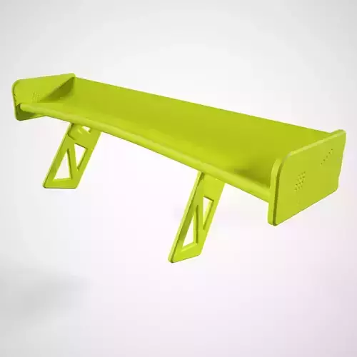 PORSCHE 911 GT3R 2019 SPOILER 3D print model