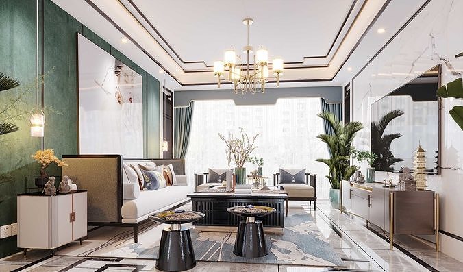 Luxury apartment 27 3D model
