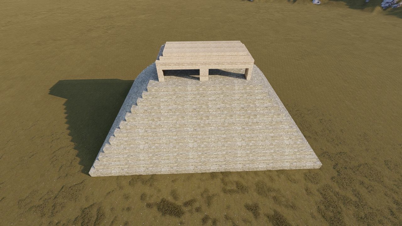 Zigurat ancient pyramid-Ziggurat Temple 3D model_14