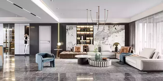 Indoor apartment living room 21