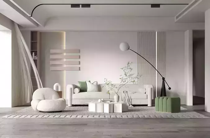 Indoor apartment living room16