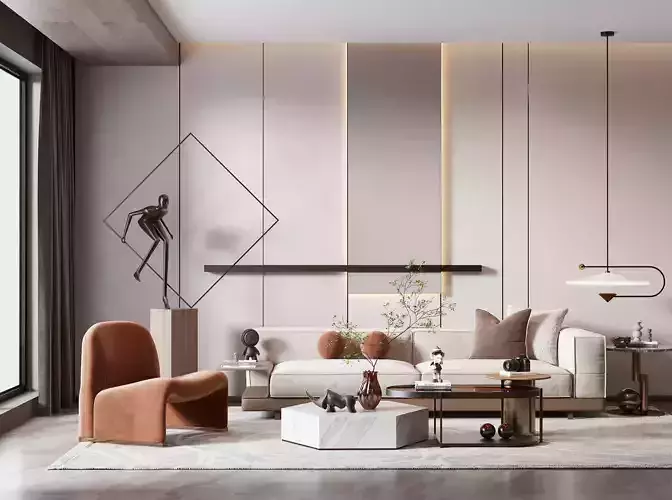 Indoor apartment living room12