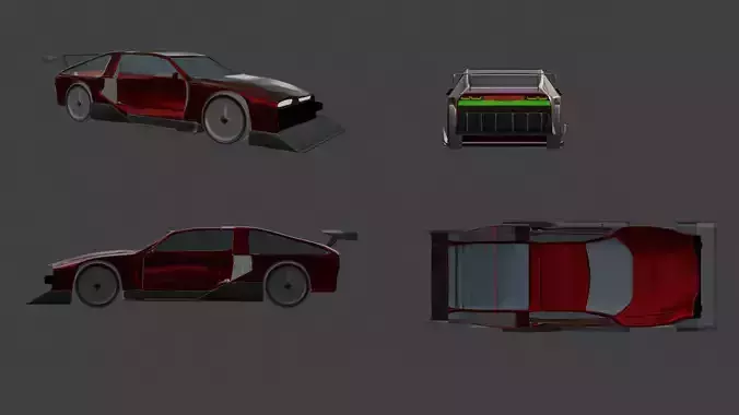 Hyra Fenix - Sport Car - inspired by hyundai n vision 74