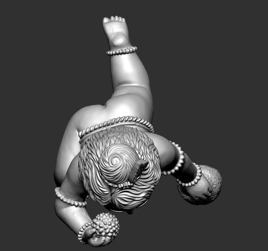 Laddu Gopal Krishna 3D print model_6