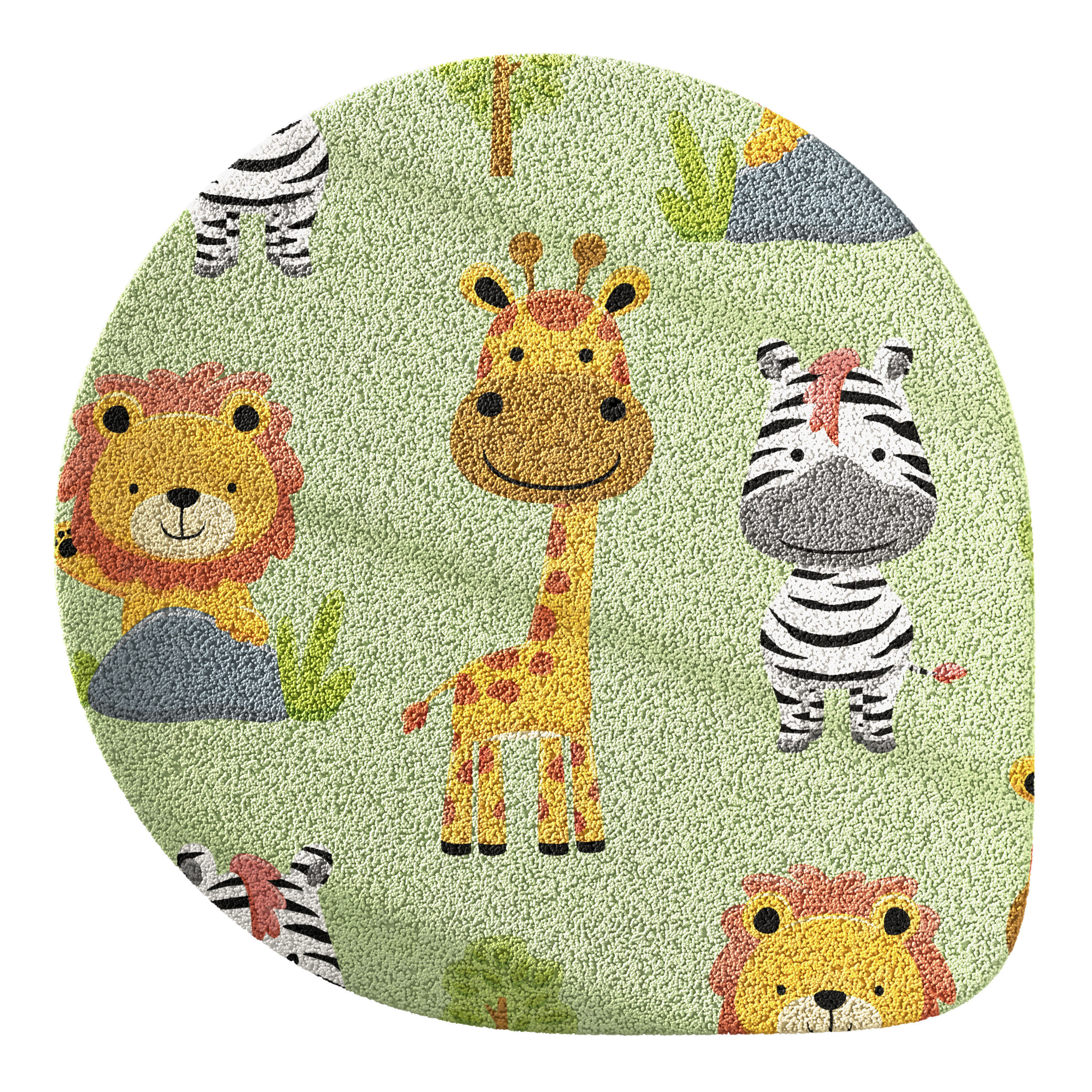 Kids carpet set 13 3D model_7