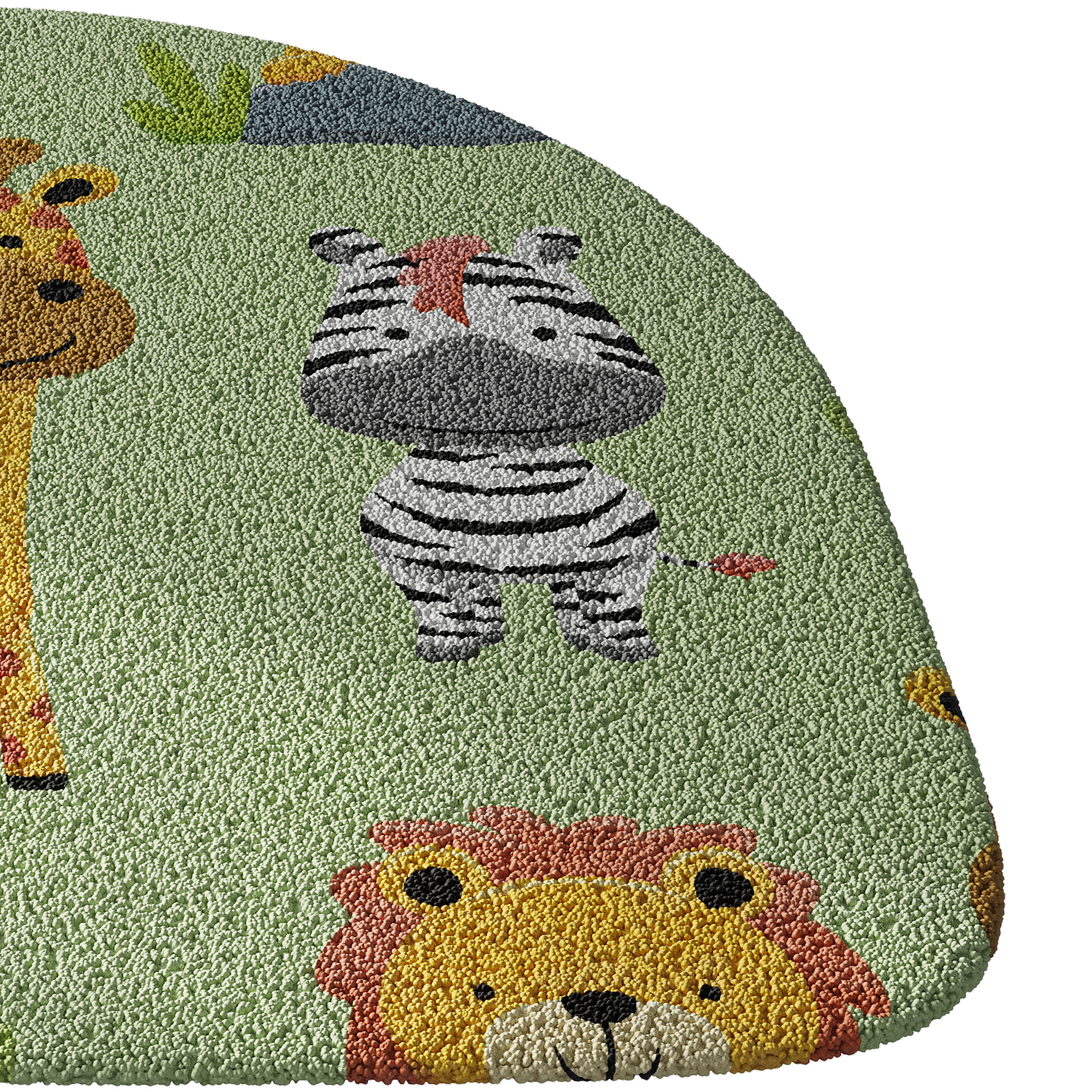 Kids carpet set 13 3D model_3