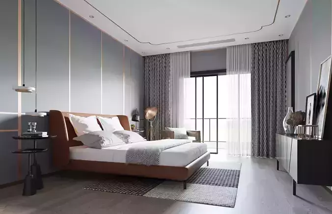 Modern luxury bedroom 47