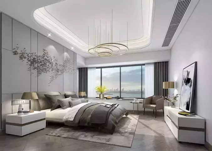 Modern luxury bedroom 45