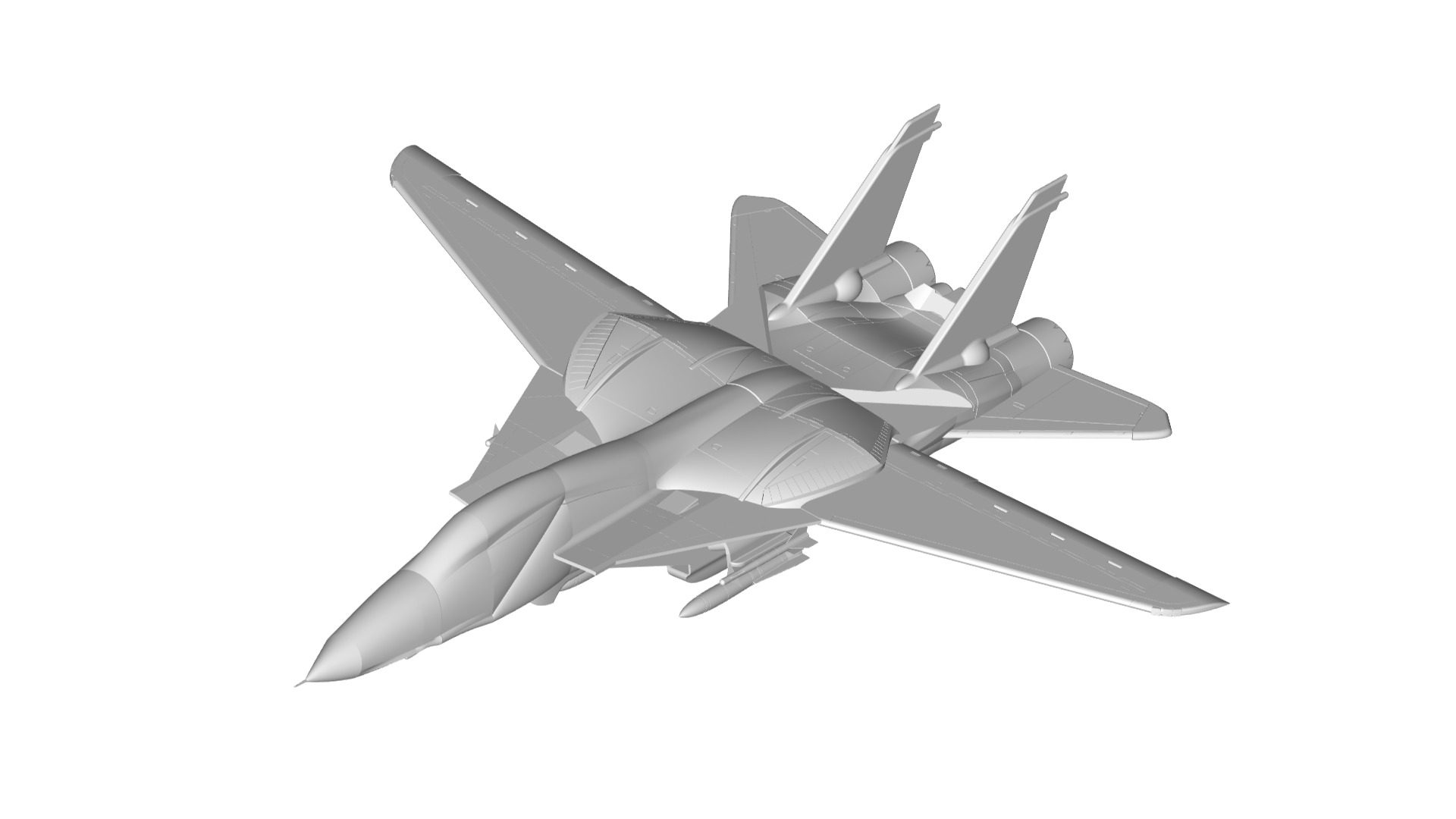 Grumman F-14 Tomcat 3D model_2