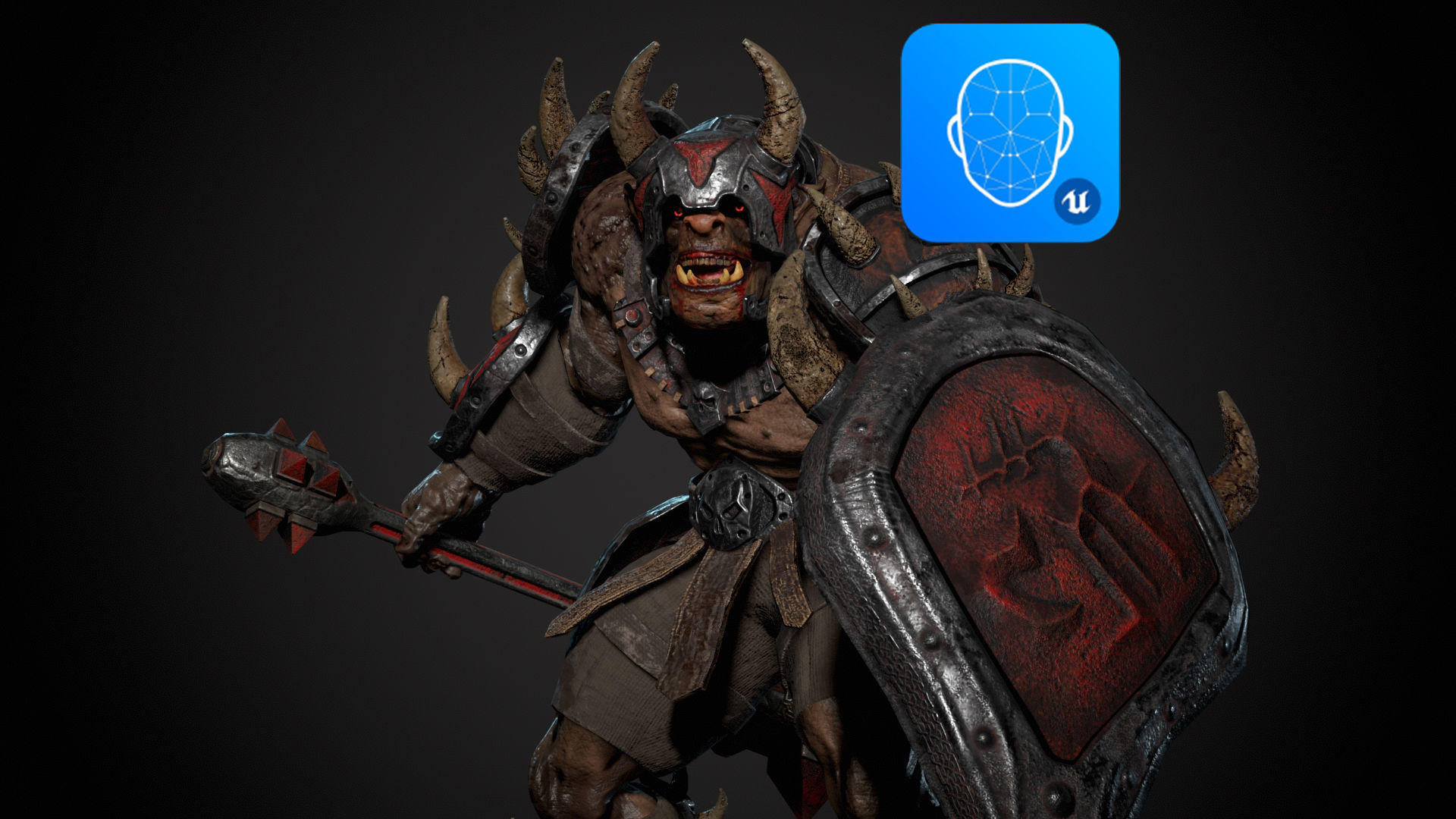 Ogre 2 Low-poly 3D model_2