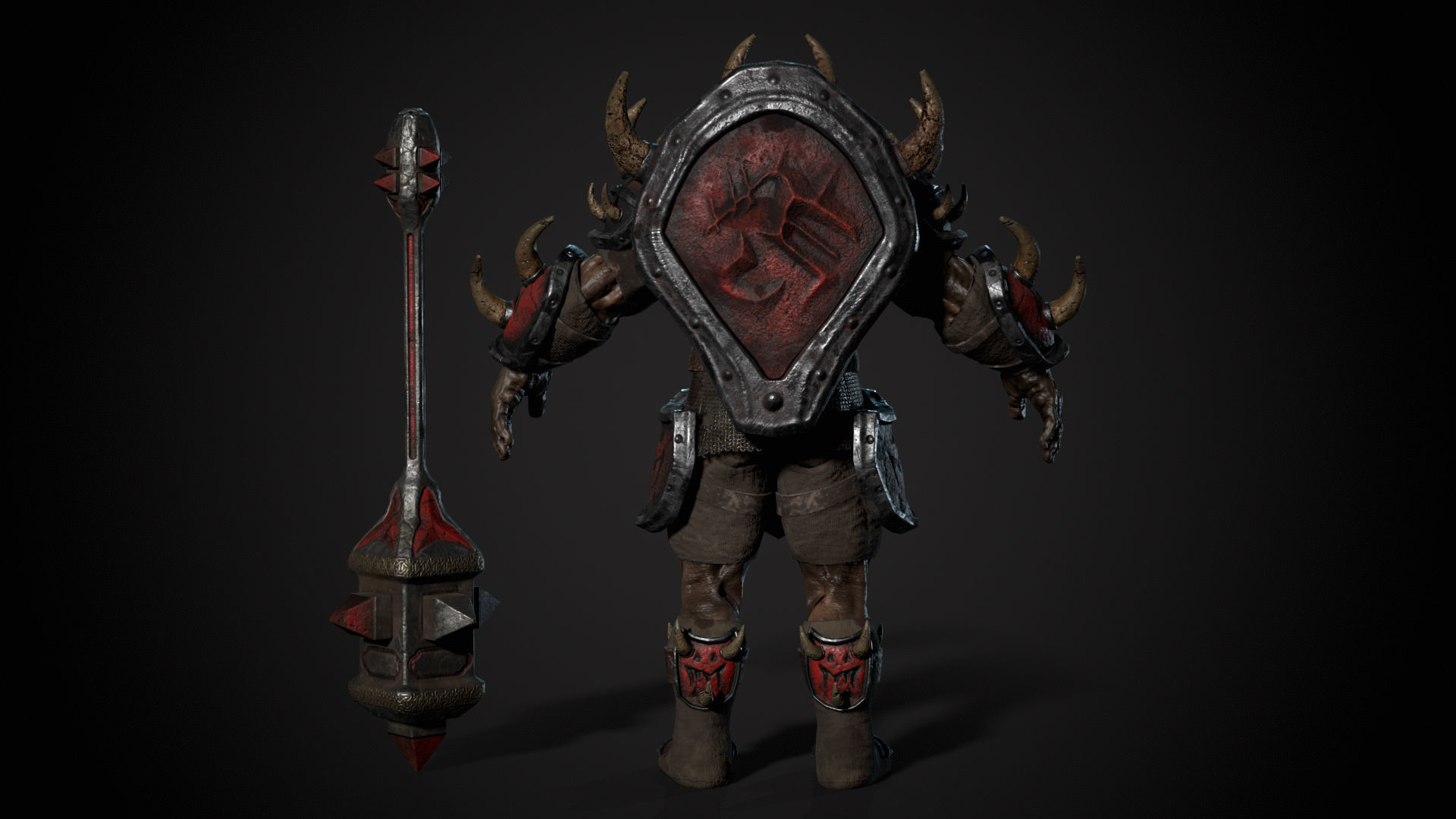 Ogre 2 Low-poly 3D model_10