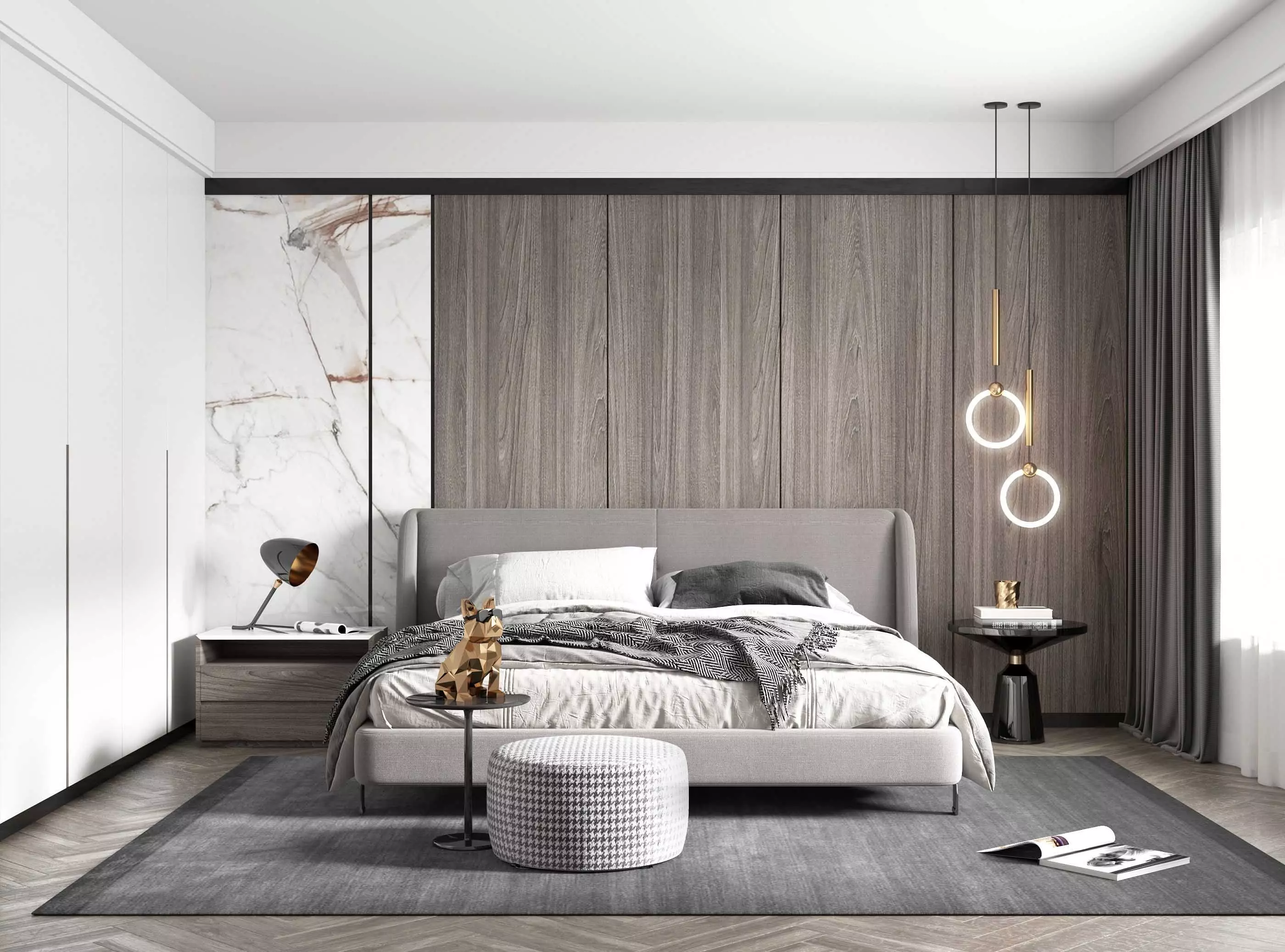 Luxury bedroom35 3D model_0
