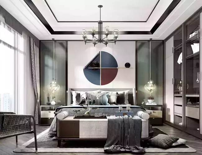 Modern luxury bedroom 34