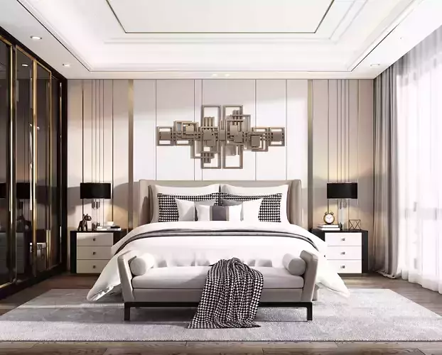 Modern luxury bedroom 31