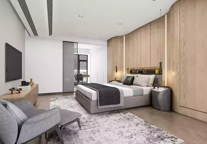 Apartment bedroom 24