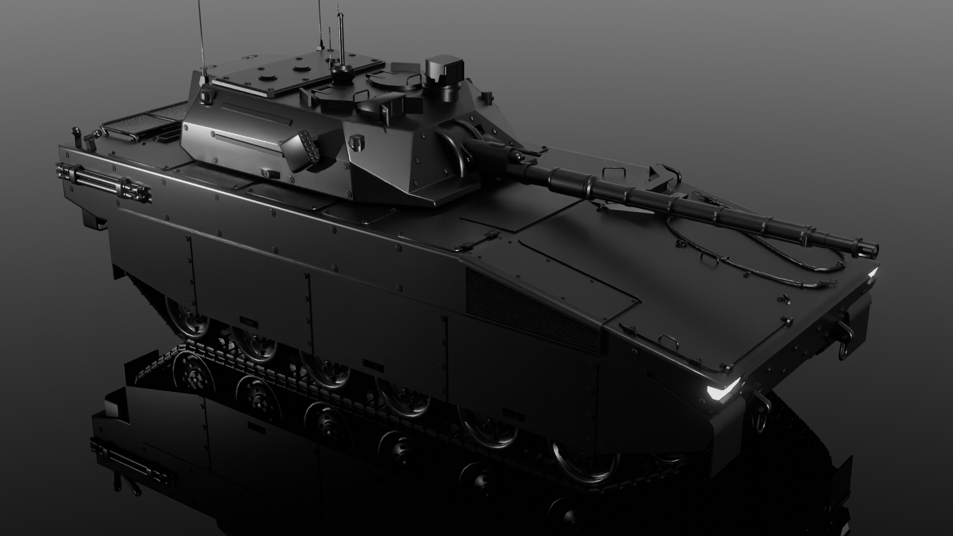 Fictional AFV 3D model_3