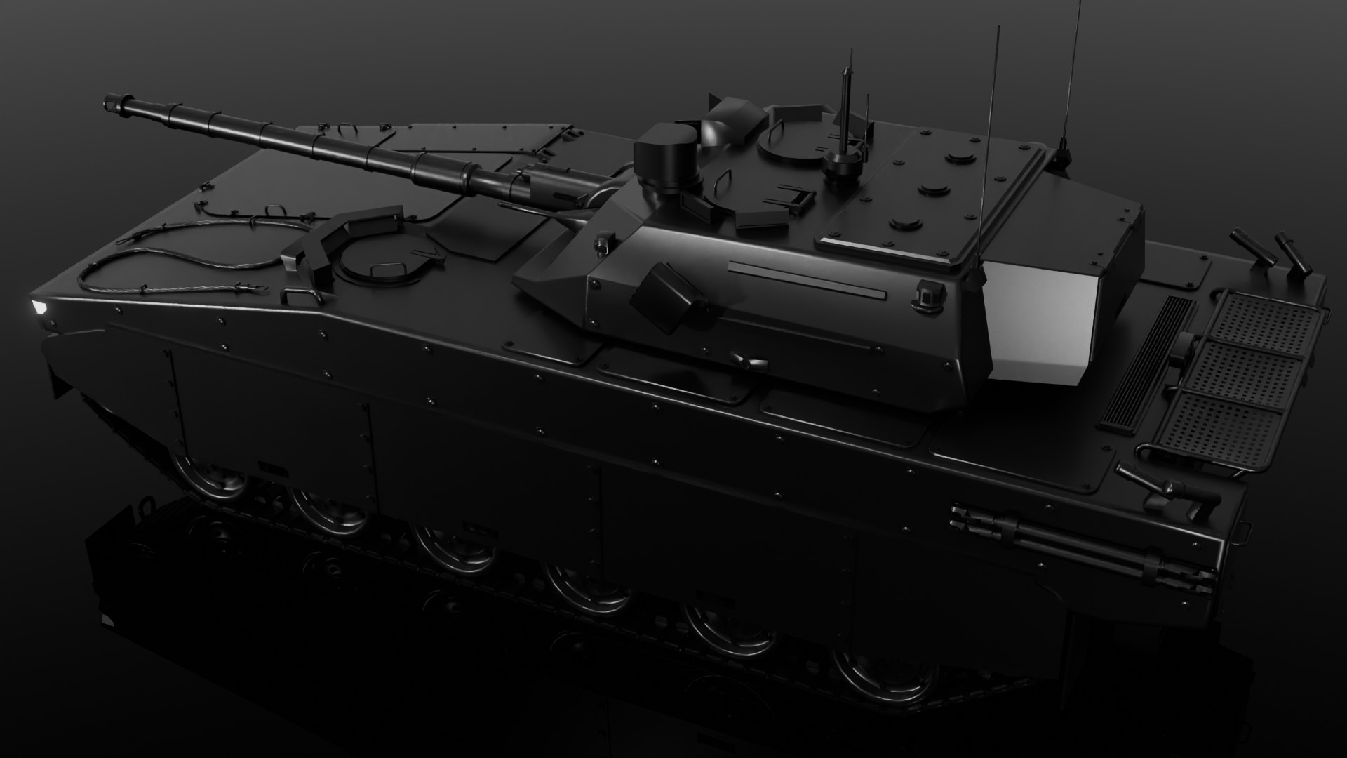 Fictional AFV 3D model_4