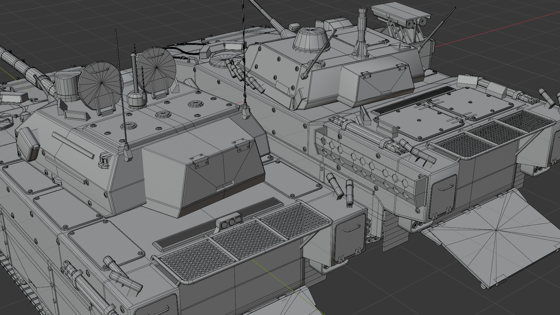 Fictional AFV 3D model_11