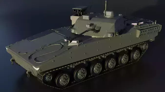 Fictional AFV 3D model