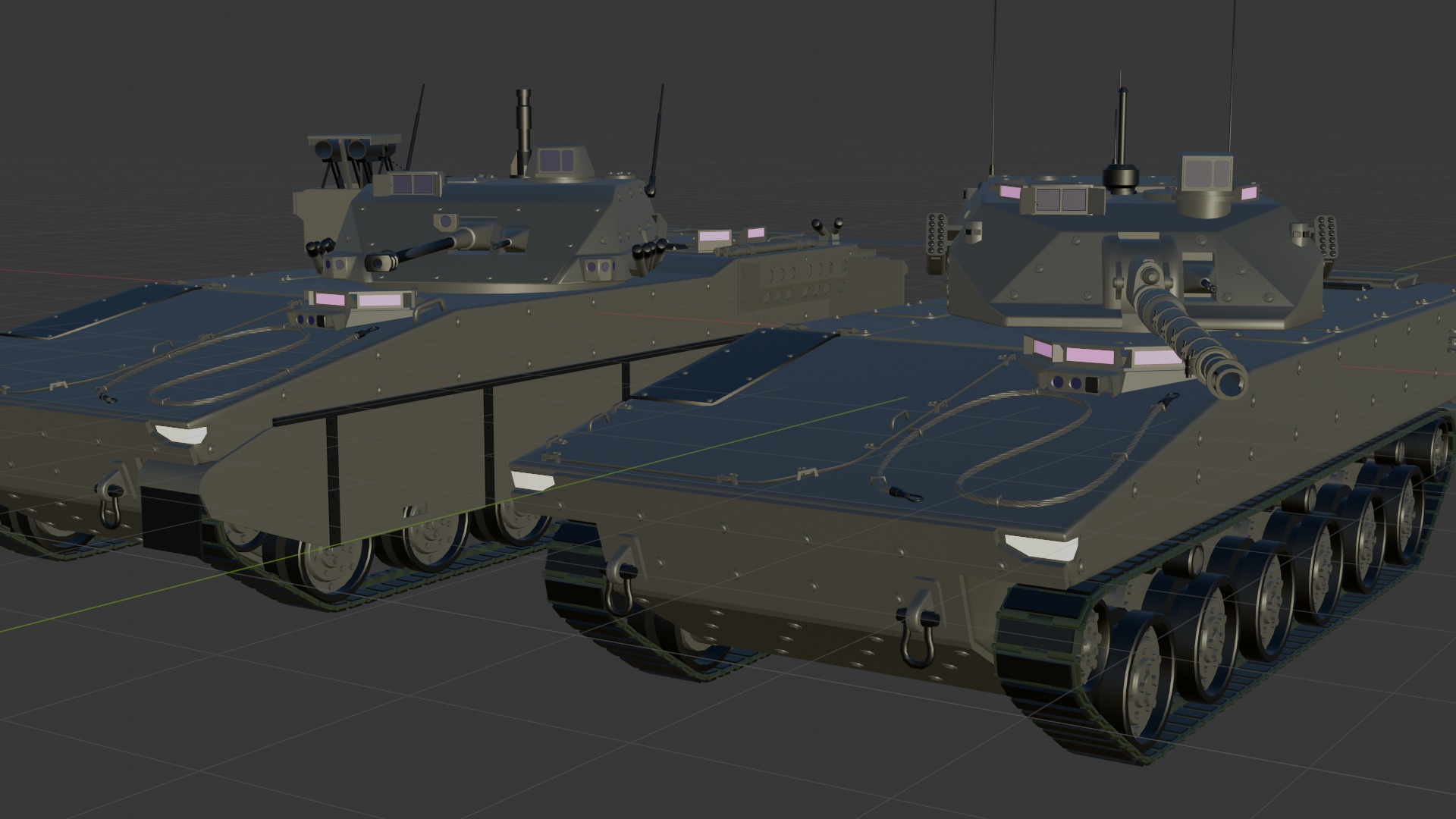 Fictional AFV 3D model_9