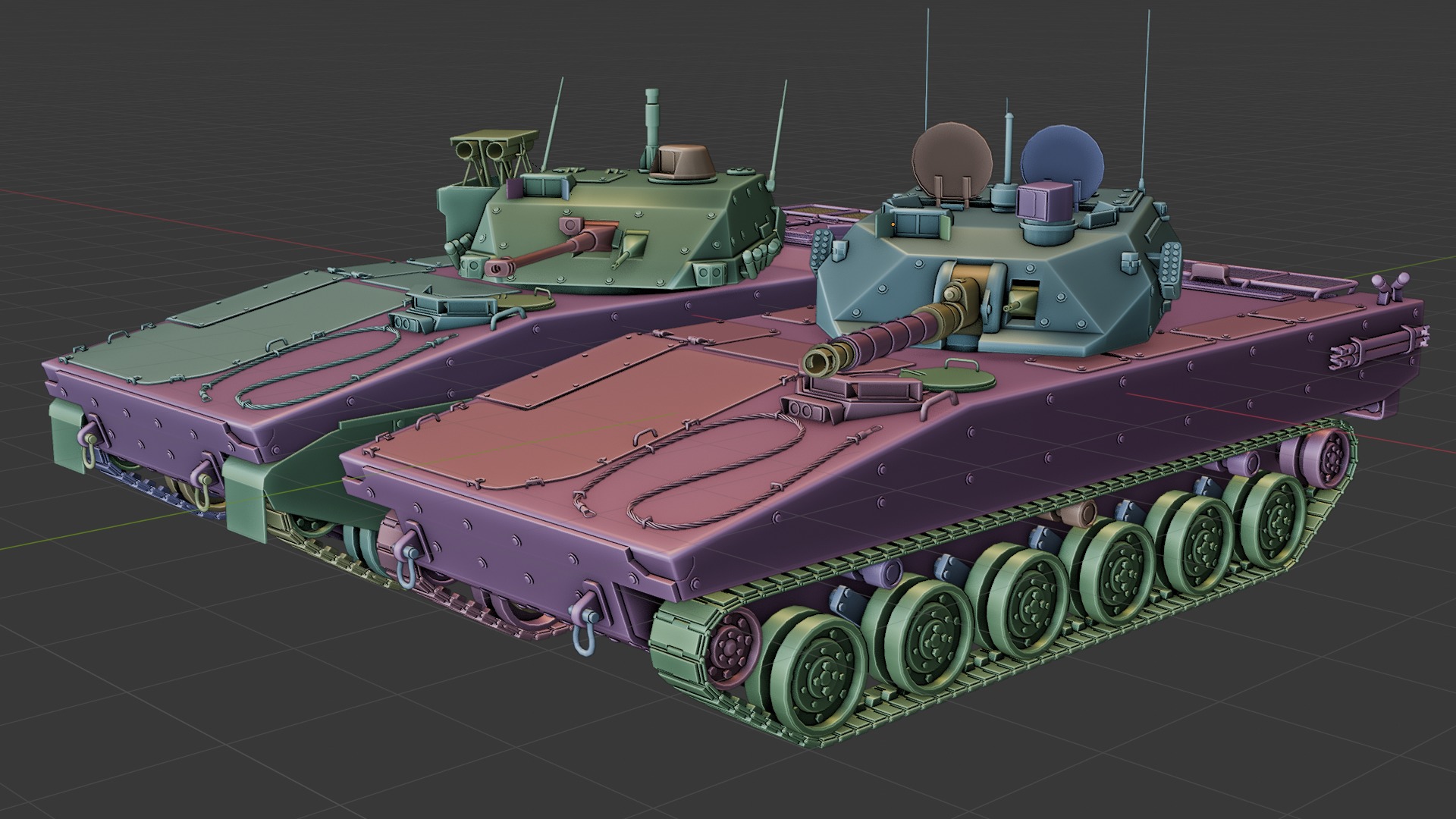 Fictional AFV 3D model_15