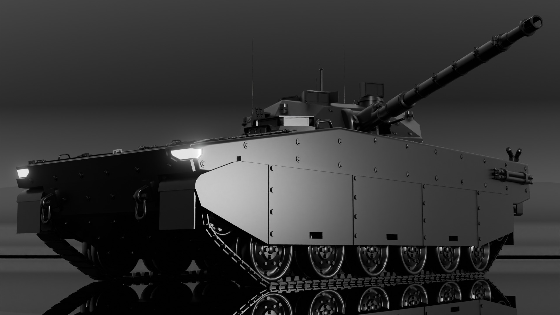 Fictional AFV 3D model_7