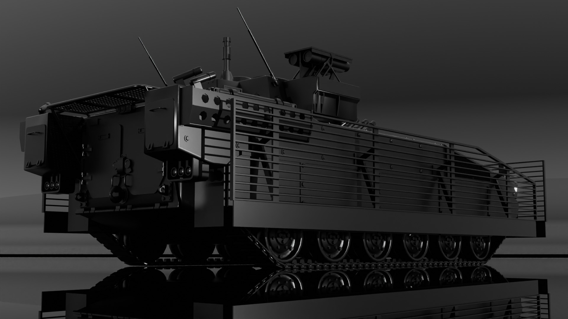 Fictional AFV 3D model_8