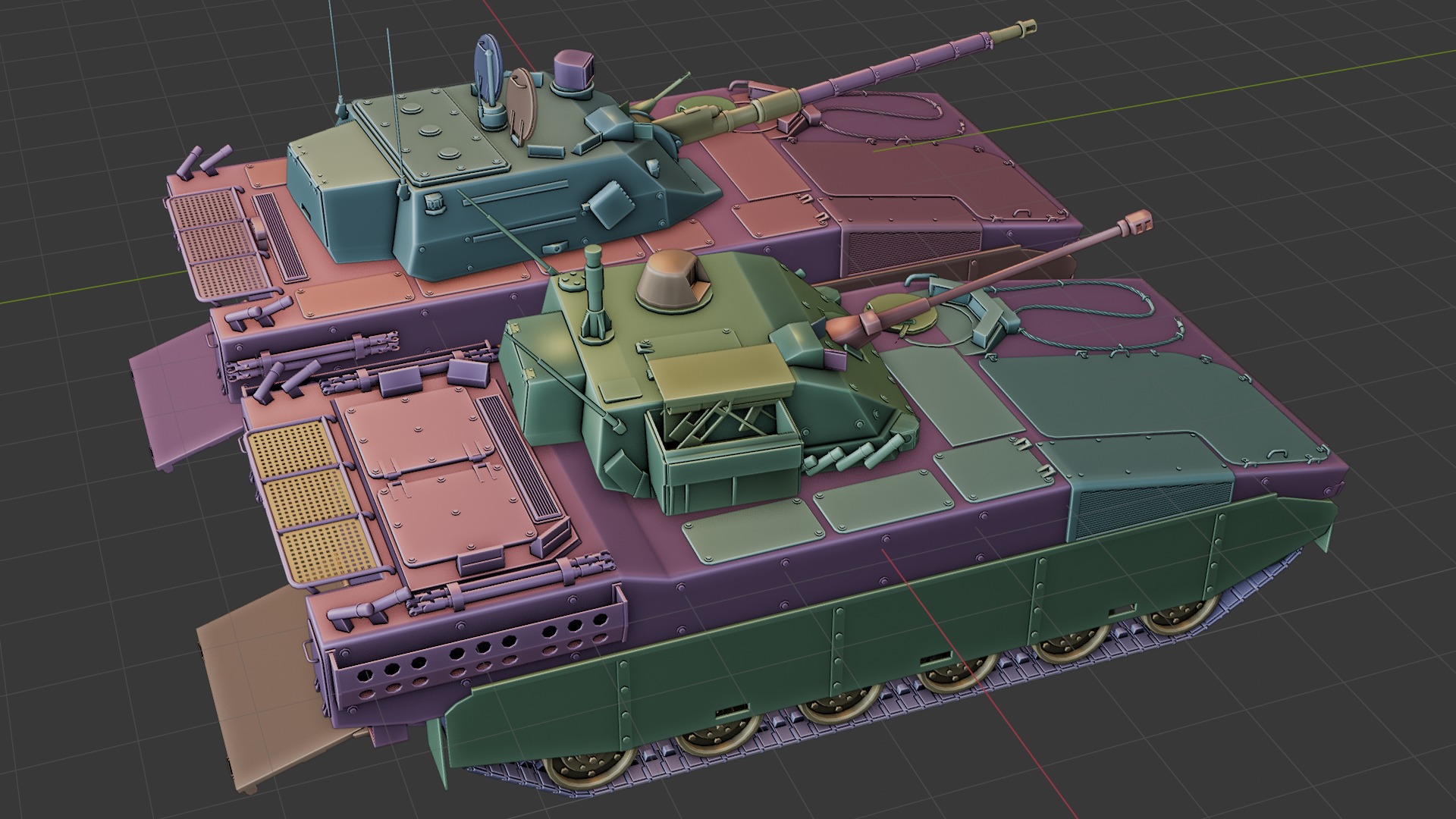 Fictional AFV 3D model_14