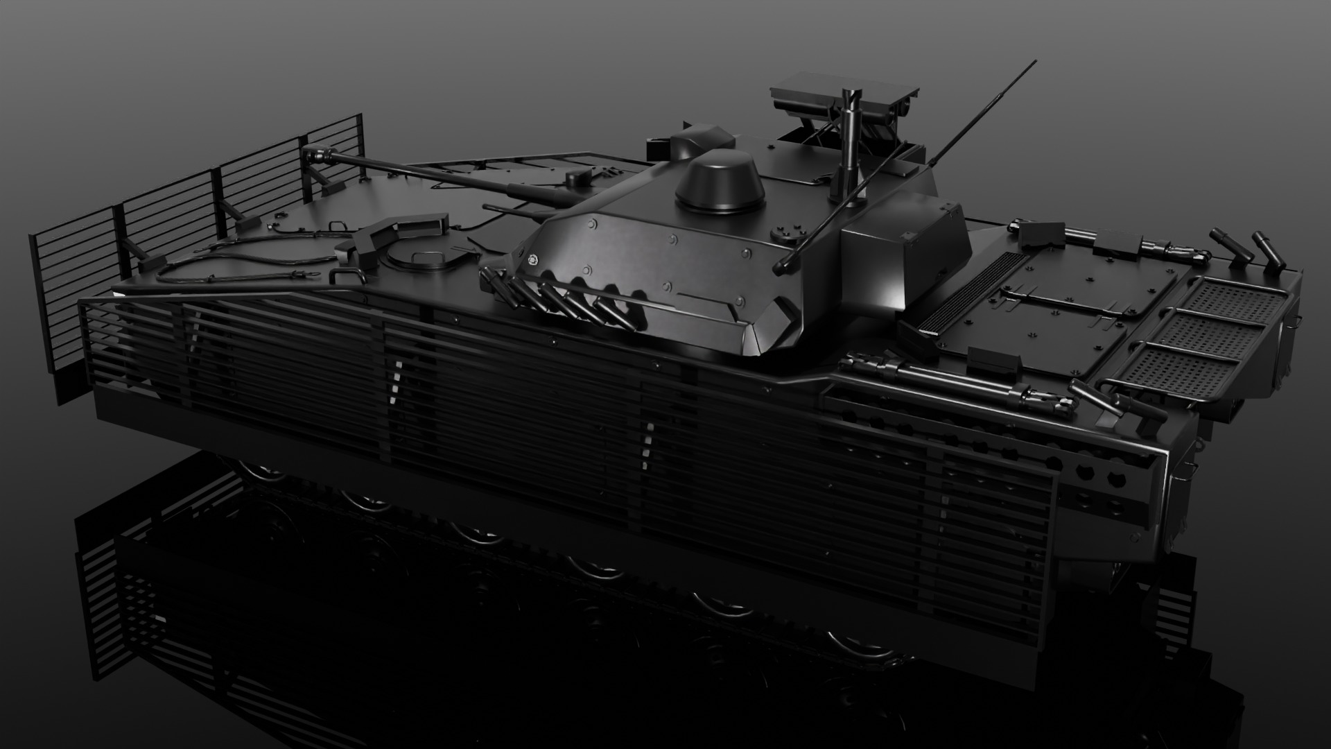 Fictional AFV 3D model_5