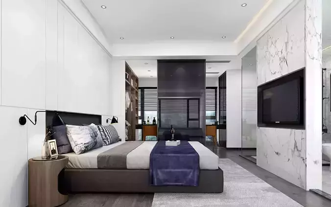 Modern interior bedroom15