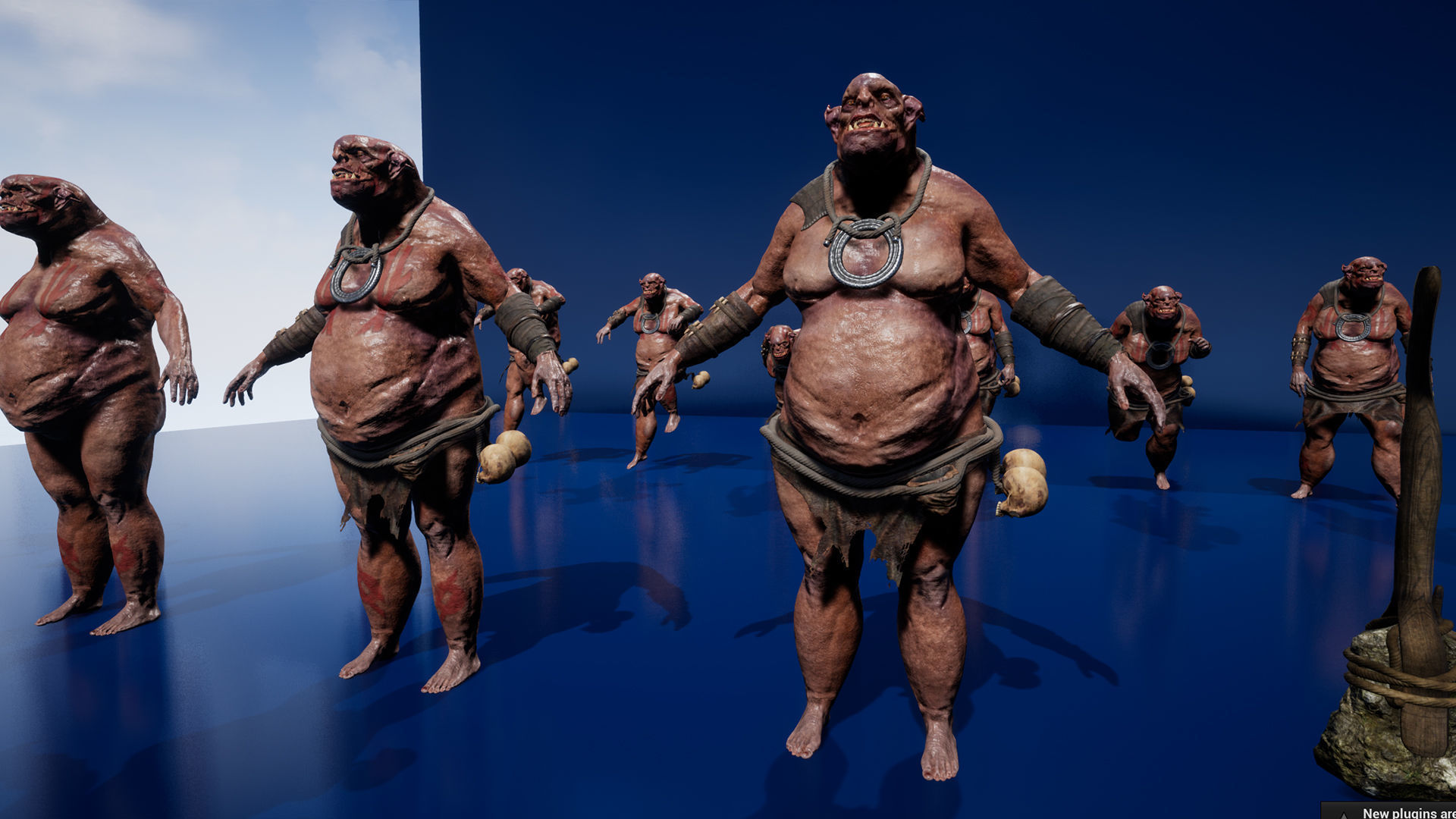 Ogre 3 Low-poly 3D model_19
