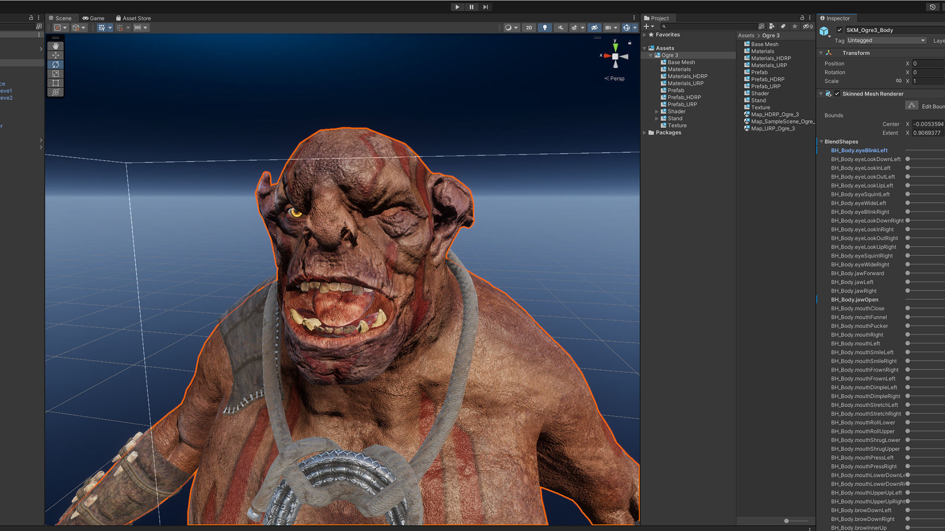 Ogre 3 Low-poly 3D model_15