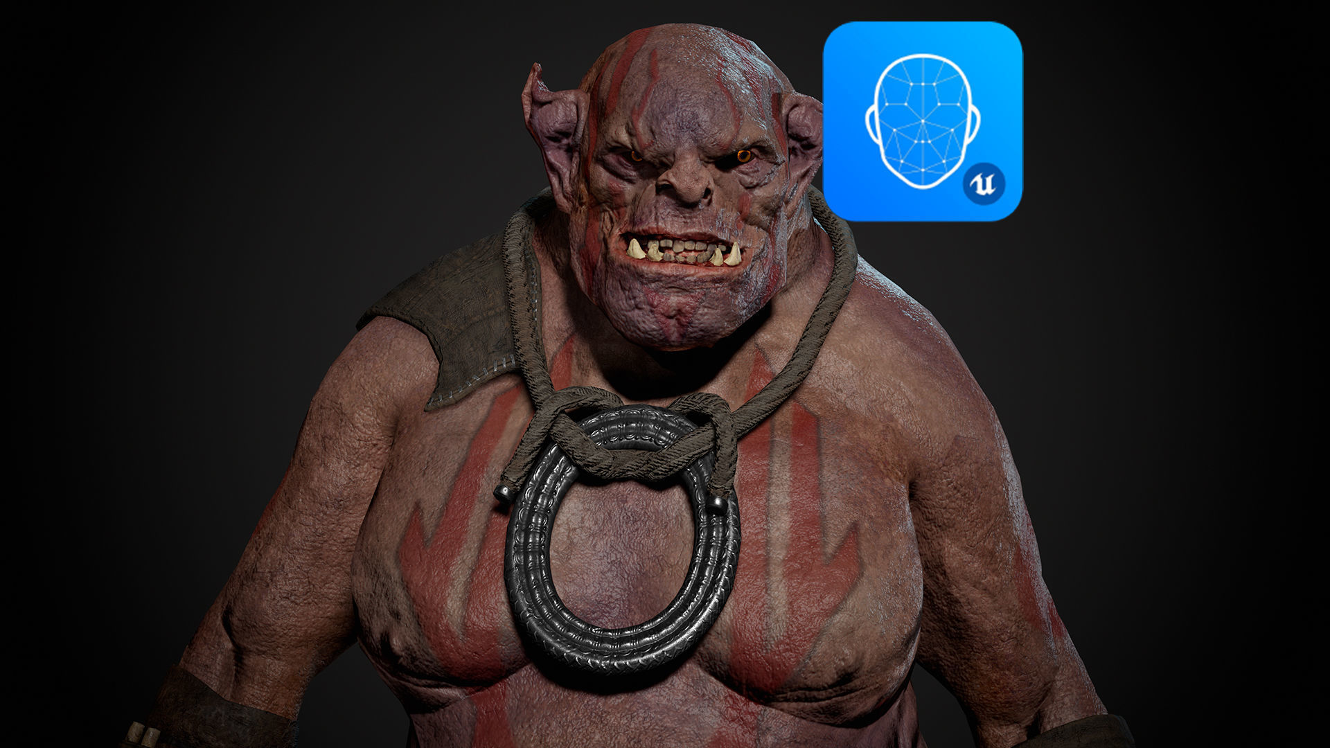 Ogre 3 Low-poly 3D model_2