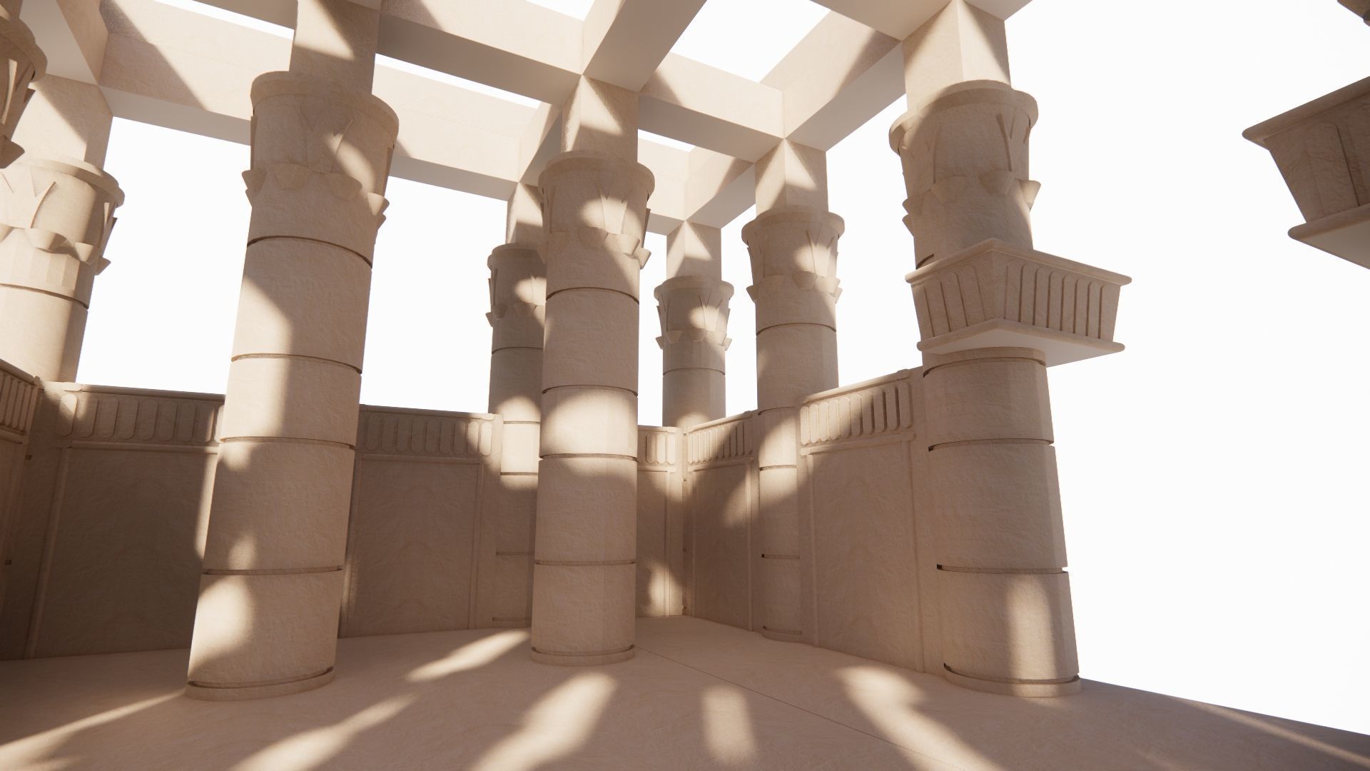 Zigurat ancient pyramid-Ziggurat Temple 3D model_14